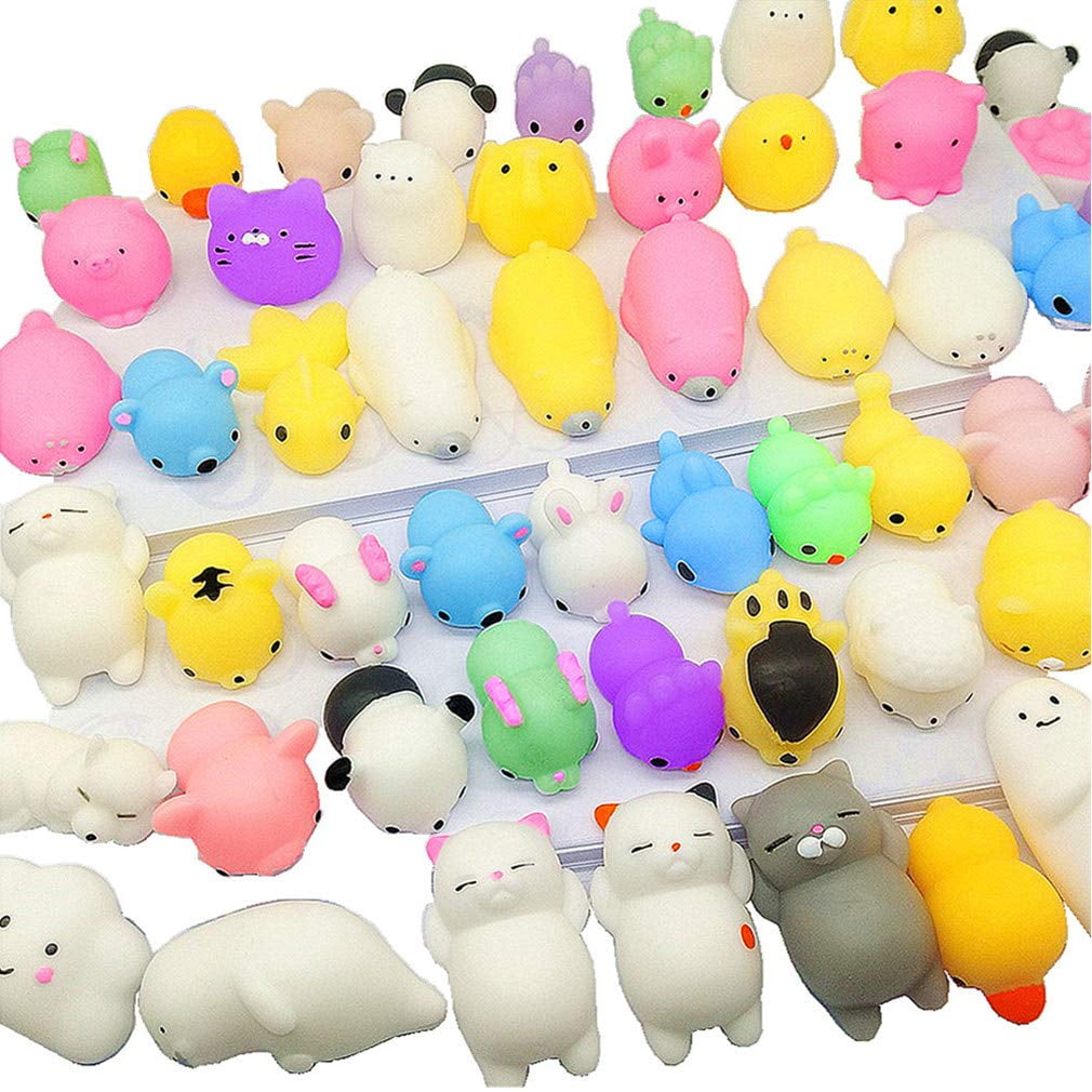 57 Kawaii Modèles animaux Squeeze Jouets Creative Stress Relief Toy Squishies  Squishy Anti-stress