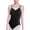 Black, variant on Venzia Women's Strappy Back Jumpsuit with Built-in Bra Athletic Yoga Dance Romper