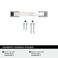 thumbnail image 4 of Amerock Incisive 3 inch (76mm) Center-to-Center Polished Chrome Cabinet Pull, 25 Pack, 4 of 4