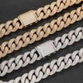 thumbnail image 5 of 16-24 Inch Extra Shiny Miami Cuban Link Chain for Men, Width 25MM Men Cuban Link Chain, Solid Thick Big Hip Hop Iced Out Cuban Link Necklace, Gift Box Included, 5 of 8