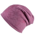 thumbnail image 2 of Cotton Slouchy Chemo Beanies, Chemo Cap Headwear Cancer Hats for Women with Hair Loss, 2 of 8