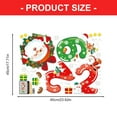 thumbnail image 5 of Holiday Window Decal 2026 Santa Design PVC Materials No Glues Needed, 5 of 8
