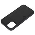 thumbnail image 4 of Funda protectora PU PC Funda ultra delgada para teléfono a prueba de golpes con billetera lateral para iPhone 12 MiniNegro, 4 of 5