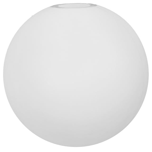 Beaupretty White Frosted Globe Lamp Shade Acrylic Light Cover for Outdoor and Indoor Wall Lamps