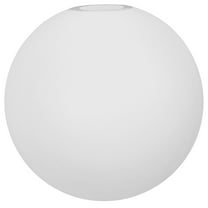 Beaupretty White Frosted Globe Lamp Shade Acrylic Light Cover for Outdoor and Indoor Wall Lamps