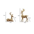 thumbnail image 2 of Two Piece Set of Elk TV Cabinet Decoration, Light Luxury Home Decor, Living Room Electroplating Process, Wine Cabinet Decoration, 2 of 6