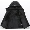 thumbnail image 6 of Girl's Boy's Ski Jacket Kid's Waterproof Snow Coat Raincoats Winter Outwear, Black, 6 of 7