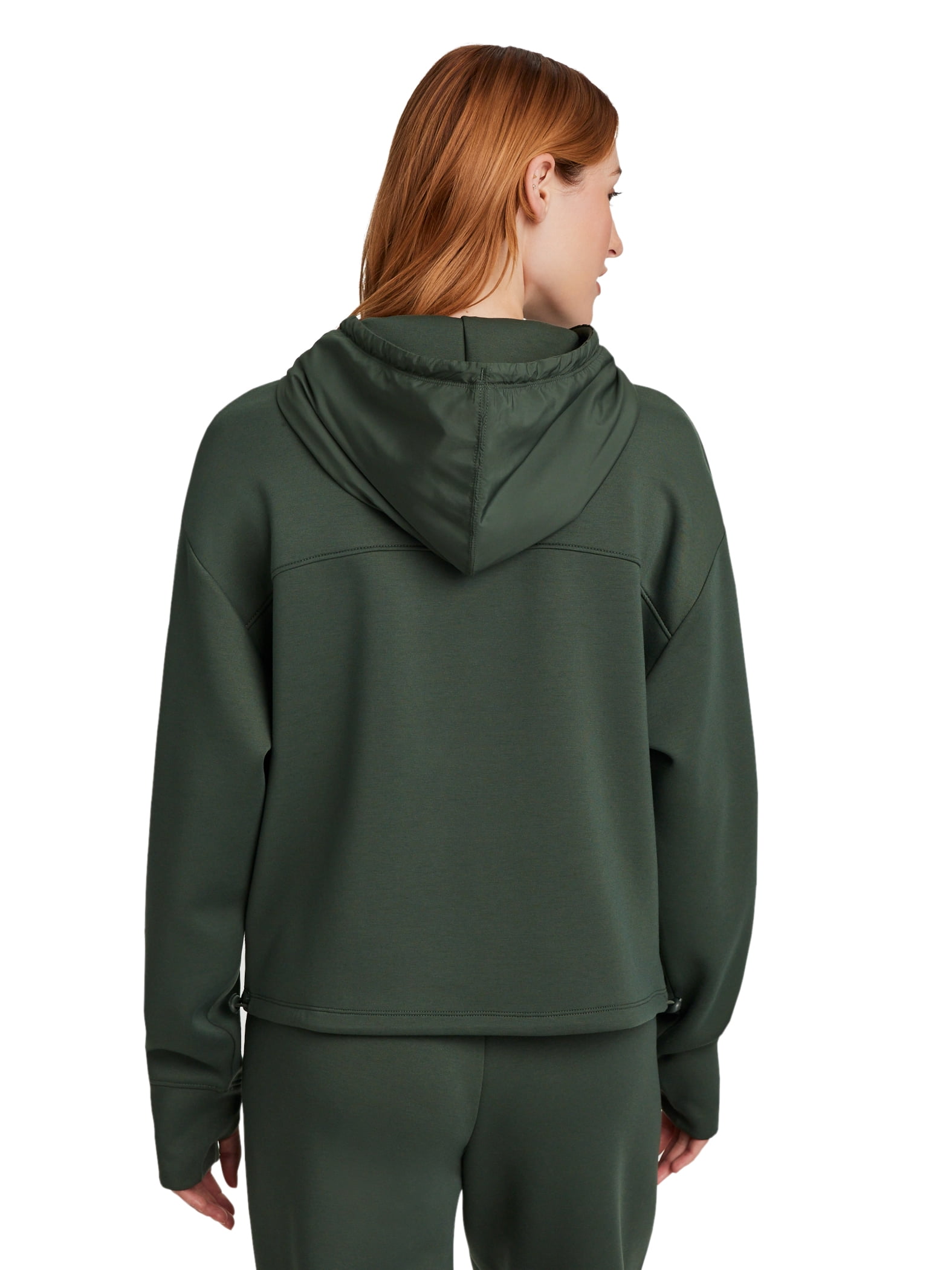 Reebok Women's Momentum Hoodie with Bungee Cinched Bottom, Sizes XS-XXXL
