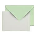 thumbnail image 2 of G. Lalo Bordered Card Set Pistachio 10CT, 2 of 2