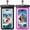 Black & Bright Red, variant on 2PCS Waterproof Phone Pouch, IPX8 Waterproof Phone Case for iPhone 17/16/15/14 Pro Max, Cell Phone Dry Bag for Beach & Cruise Essentials, Touch Screen, Lanyard Included, 2 Pack (Fits Up to 8.9")