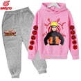 thumbnail image 1 of Naruto Spring Boys Stitch 2pcs sets Baby Boys Girls Clothes Hoodie + Pants Kids Sport stitch Suit Stich Sweatshirts Sport Suit130 Gao Jinjia LED, 1 of 2
