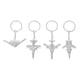 thumbnail image 1 of 4 llaveros de avión de guerra con forma de avión creativo., 1 of 6