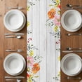 thumbnail image 6 of Gnomes Easter Table Runner - 70 Inch Long, Kitchen Dining Table Runner Dresser Scarves, Eucalyptus Spring Floral Eggs Wooden Farmhouse Decor for Coffee Tables Wedding Party Banquet, 6 of 8