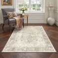 thumbnail image 3 of KUETH Modern 9x12 Area Rugs for Living Room, Non Slip Machine Washable Retro Rugs, Low Pile Chenille Print Rug for Bedroom, Dining Room, Home Office, 3 of 4