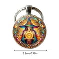 thumbnail image 3 of Halloween Witch Keychain - Spooky Witch Pendant for Car Keys, Key Bag & Backpack Hanging Decor, Suitable for Halloween Party Favors, Kids & Adults Holiday Accessories, B, 0.98in/2.5cm, 3 of 4