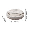 thumbnail image 2 of CSStudio Cozy Hooded Round Pet Bed, Soft Semi-Enclosed Cat Dog Bed, Double Sided Warm Calming Nest Bed for Small Medium Dogs & Cats, Anti- Winter Sleeping Cushion, 2 of 5