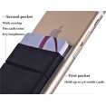 thumbnail image 3 of AOCGDDS 2Pack Adhesive Phone Pocket,Cell Phone Pocket Self Adhesive Card Holder Stick On Wallet Sleeve With Adhesive RFID Card ID Credit Card ATM Card Holder For IPhone Android, 3 of 6