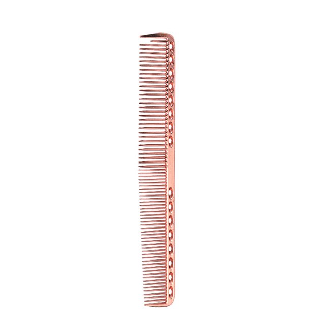 Seitruly Cepillo de pelo, construcción espacial de aluminio para una mayor durabilidad, peines de peluquería, peines para cortar el pelo Cuidado del cabello s909(L):rosa rosa