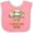 Pink and White, variant on Inktastic Sloth I Love My Oma Boys or Girls Baby Bib
