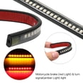 thumbnail image 4 of TFixol12V 1Pcs Universal 18 LED Light Strip, Motorcycle Turn Signal Lights, Tail Trailer Brake Stop Light Flexible LED License Plate Lights, 4 of 7