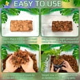 thumbnail image 5 of Halatool 6 Pcs Coconut Coir Chips for Plants - 6.6 LB 100% Organic Coco Husk Chip Bricks with Low EC and pH Balanced, Compressed Coco Substrate Growing Mulch Medium for Garden Herbs, Plants, Flowers, 5 of 8