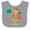 Heather and White, variant on Inktastic I Love Camping Summer Camp Boys or Girls Baby Bib