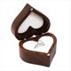 thumbnail image 1 of Caja de Anillo en Forma de Corazón Caja de Joyería de Anillo de Madera Soporte de Anillo de Boda Romántico Caja de Anillo de Compromiso Propuesta Aniversario,C, 1 of 5