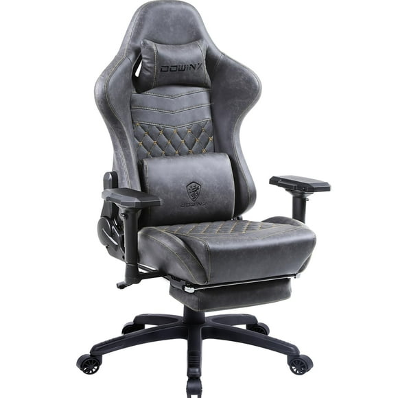 Silla Gamer Dowinx Elite LS6689S Ergonómica Ejecutiva Reclinable con Masaje y Reposapiés – Cuero Premium