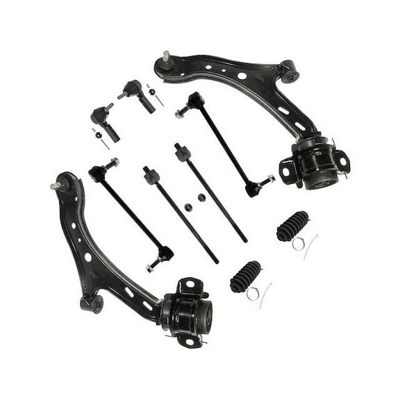 Front Control Arm Ball Joint Tie Rod and Sway Bar Link Kit - Compatible with 2005 - 2010 Ford Mustang 2006 2007 2008 2009