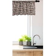 thumbnail image 3 of Ambesonne Colorful Window Valance, Paisley Floral Pattern, 54" X 12", Cream Green Red, 3 of 3