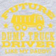 thumbnail image 2 of CafePress - Future Dump Truck Driver Like My Dad - Cute Infant Bodysuit Baby Romper - Size Newborn - 24 Months, 2 of 3