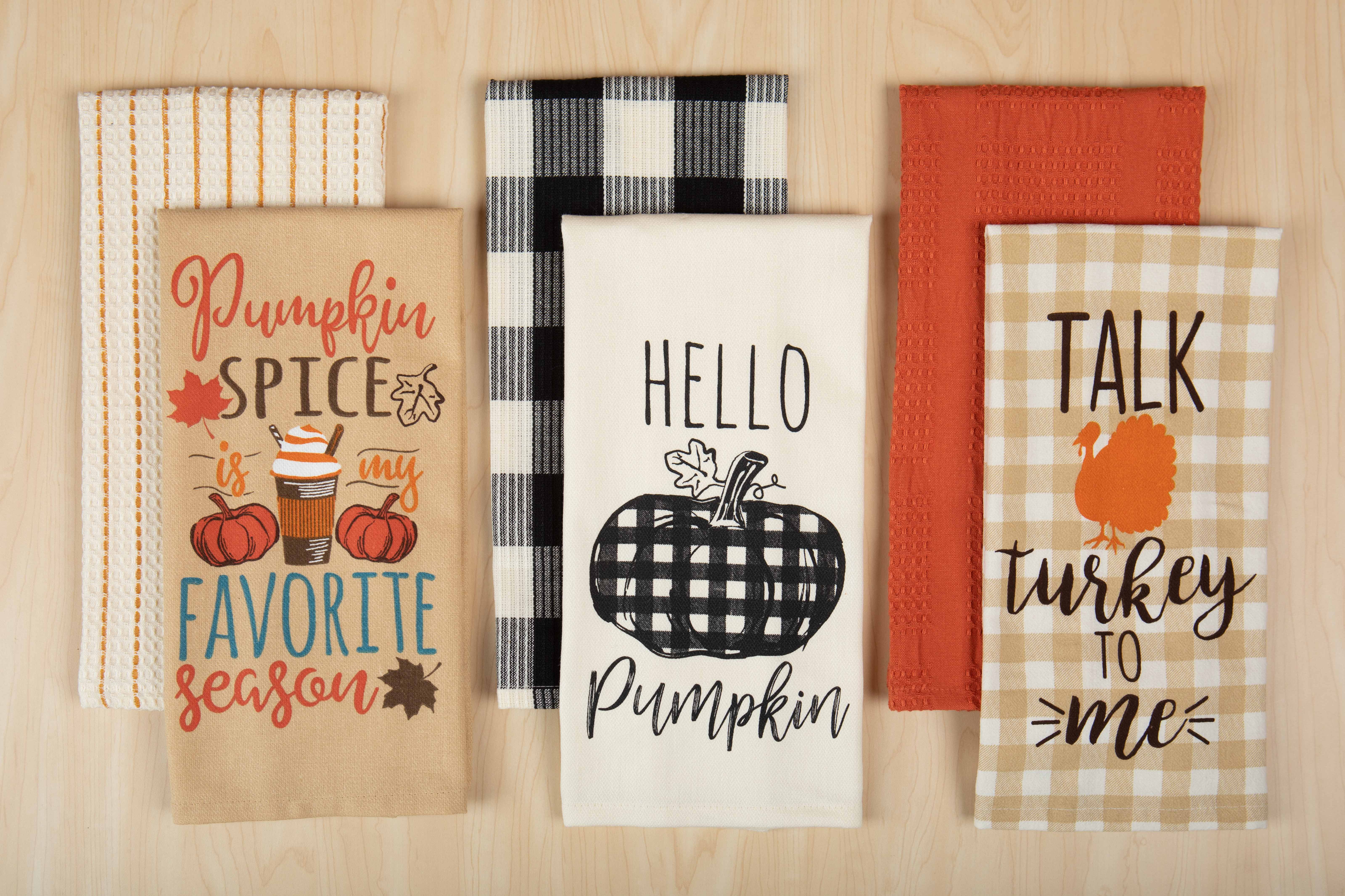 Your Choice FALL Kitchen Towel Assortment #4 15" x 25"  100% Cotton 