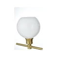 thumbnail image 6 of Living District Collier 5 Light Satin Gold and Frosted White Glass Wall Sconce, 6 of 8