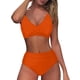 thumbnail image 4 of Traje de baño para mujer, moda para mujer, traje de baño sólido sin mangas, push-up, acolchado, traje de baño, ropa de playa, trajes de baño para mujer, 4 of 6