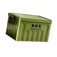 thumbnail image 2 of Caja de almacenamiento con tapa, caja utilitaria y asas, contenedor grande multifuncional para Verde, 2 of 9