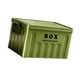 thumbnail image 2 of Caja de almacenamiento con tapa, caja utilitaria y asas, contenedor grande multifuncional para Verde, 2 of 9