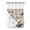 Light Brown, variant on No Hook Shower Curtain with Snap-in Liner, Teal Tulip Butterfly Waterproof Fabric Bathroom Curtains, Beige Turquoise Floral Farmhouse Wooden Bath Curtains & Mesh Top Window 66"x72"