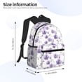 thumbnail image 4 of Fotbe Orchids Flowers Lightweight Casual Laptop Backpack for Men and Women, Daily use Waterproof backpack, Backpack for College, 4 of 8