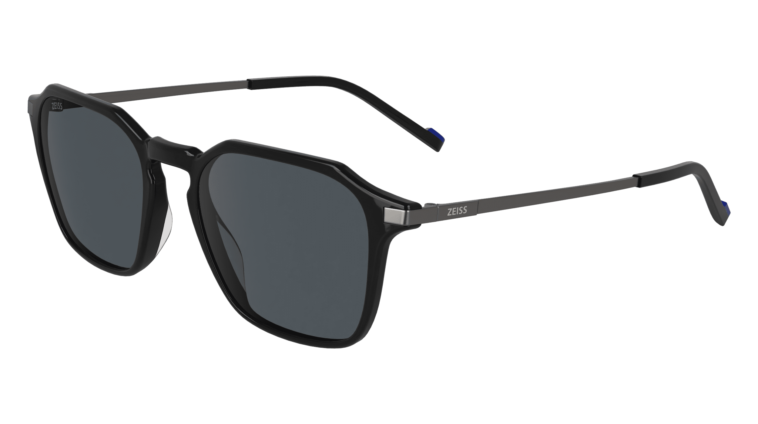 Salvatore Ferragamo SF955S 001 Sunglasses Black Square Frame, Grey Lenses Salvatore Ferragamo SF955S 001 53mm Square Sunglasses  main image 2