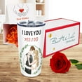 thumbnail image 4 of Gifts for Wife Ideas Tumbler, Gifts for Her from Husband, 20oz Travel Tumbler Romantic Gifts, I Love You Gifts for Her, Couple Wedding Anniversary Valentines Day Birthday Christmas Gifts, 4 of 6