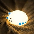 thumbnail image 4 of EIMELI Cat Lamp Cute Bedside Lamp Table Lamp Portable Silicone Colorful LED Nightlight Baby Night Light Super Cute Gifts for Kids, 4 of 6