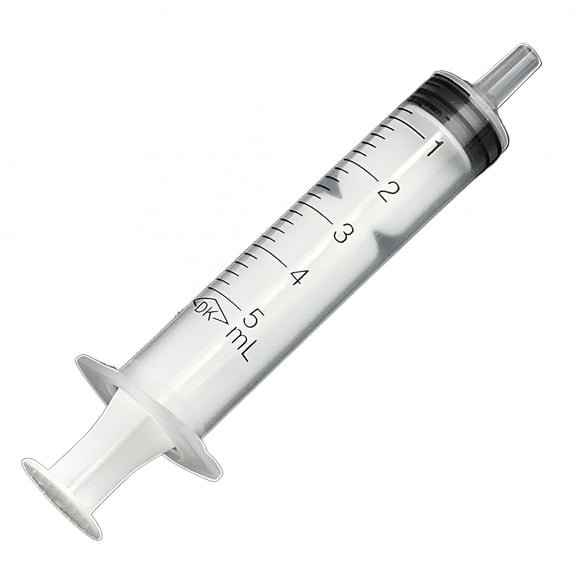 XIRQI 5 Pcs 1Ml,2.5Ml,3Ml,5Ml,10Ml,20Ml,30Ml,50Ml Measuring Syringe Plastic Syringe Reusable Hydroponics Nutrient Measuring