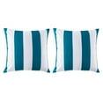thumbnail image 1 of Outdoor Square Cushion 18in - Aqua Cabana (2 Pack), 1 of 4