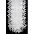 thumbnail image 1 of Sinobrite White Lace Oval Runner 16'' x 72'', 1 of 1