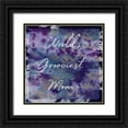 thumbnail image 1 of Sommers, Mindy 15x15 Black Ornate Wood Framed with Double Matting Museum Art Print Titled - Worlds Grooviest Mom, 1 of 4