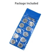 TSV 10pcs Diamond Cutting Wheel, Blades Cut Off Discs Set, Diamond Coated Cutting Wheel and 3mm Mandrel Fit for Dremel Rotary Tool