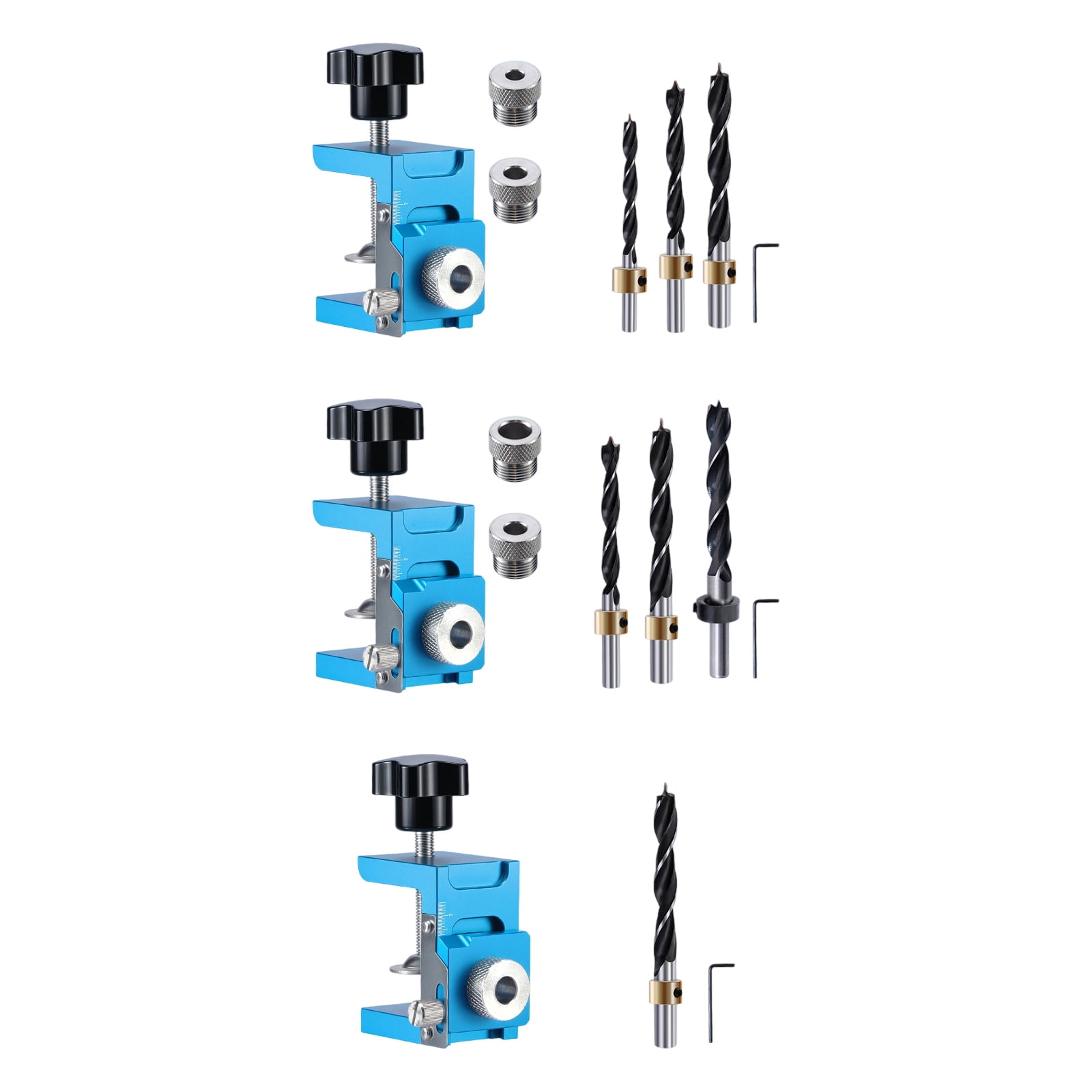 Cabinet Door Drilling Positioner Installation Jigs Clamp Adjustable Hole Puncher Tool For Precise Cabinet Installation