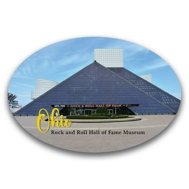 Magnet Me Up Cleveland Ohio Rock and Roll Hall of Fame State Scenic Magnet Decal