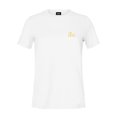 thumbnail image 4 of Dalix Be Kind Embroidered Cotton Relaxed Fit Short Sleeve Crewneck Tee Shirt Women in White L Large, 4 of 5
