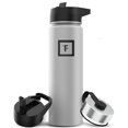 thumbnail image 1 of Botella de agua IRON °FLASK para acampar y senderismo, 650 ml, grafito, 1 of 8